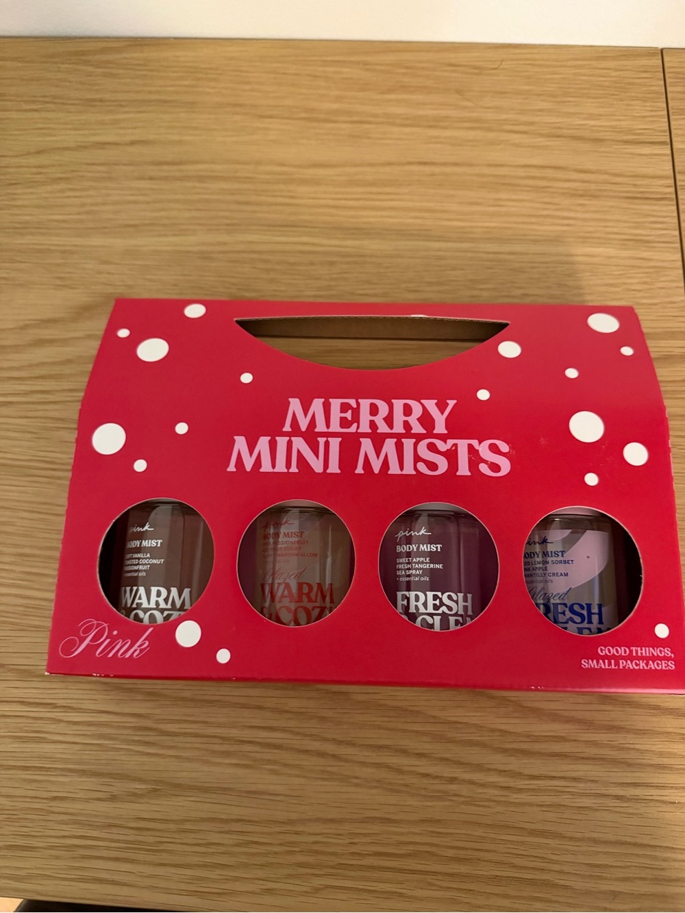 Merry Mini Mists gift set - face wash headband